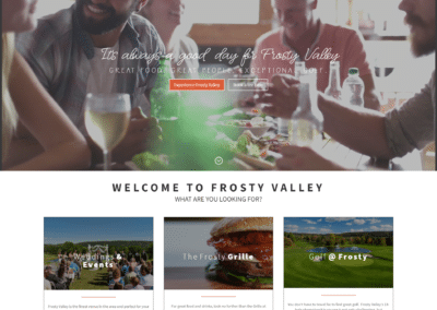 golf country club website design danville pa